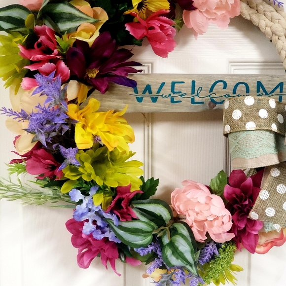 Spring Wreath For Front Door - Picture 10 of 13